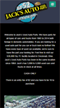 Mobile Screenshot of jacksusedautoparts.com