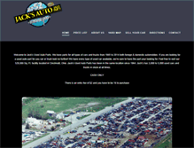 Tablet Screenshot of jacksusedautoparts.com